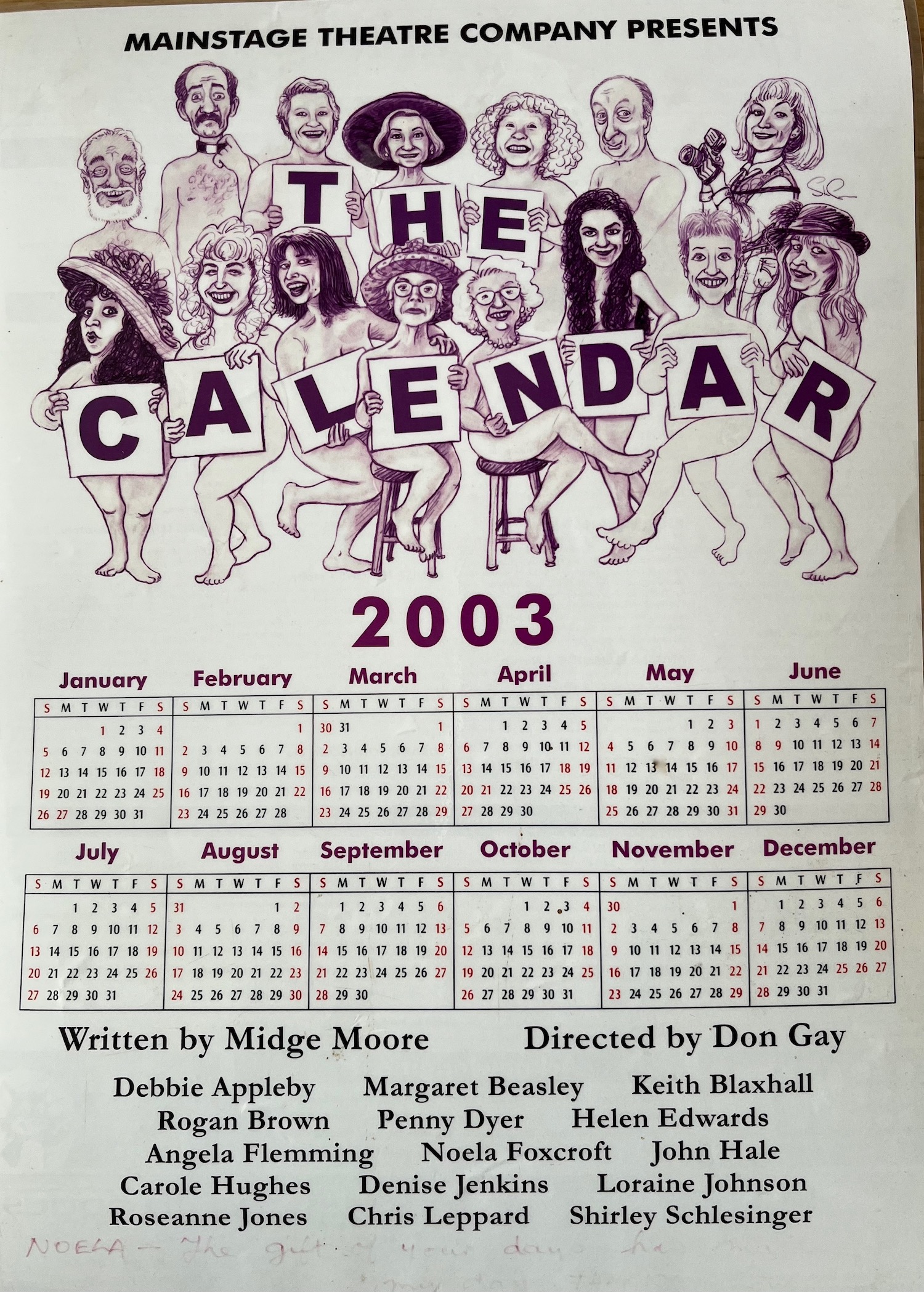 How we made  Calendar Girls, Calendar Girls